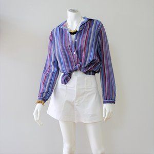 90's Vintage stripe shirts